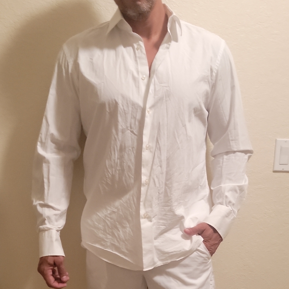 Hugo Boss Crisp White Dress Shirt